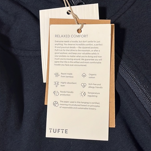 TUFTE Lunde Zip Hoodie NEW - Picture 7 of 7